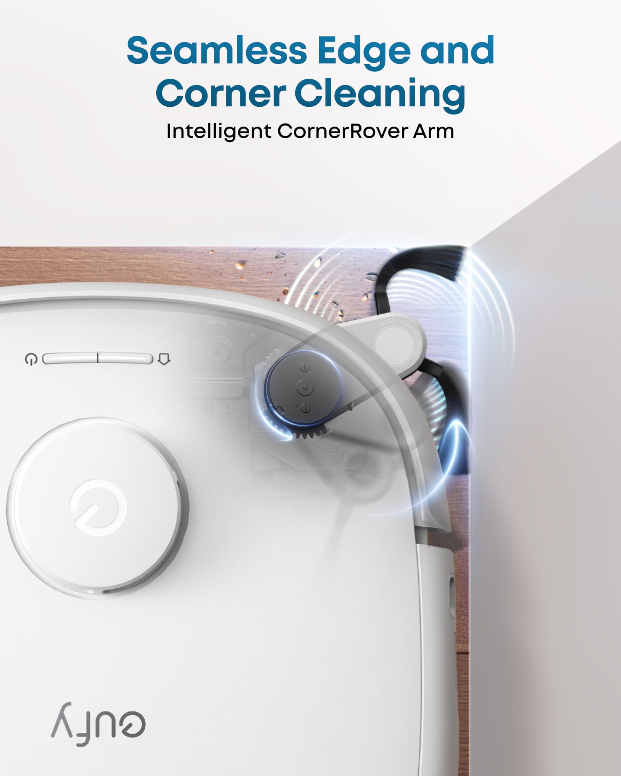 eufy E25 Robot Vacuum and Mop Combo, 20,000 Pa, HydroJet Roller Mop view 7