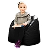 Milano Kid's Smartmax Black Beanbag Chair