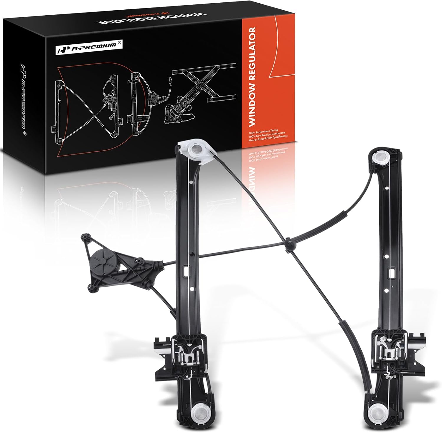 A-Premium Electric Power Window Regulator Without Motor Compatible with Audi A3 A3 Quattro 2015-2020 RS3 2017-2020 S3 2015-2020 Front Left Driver Side