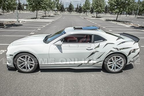 Miniatura 6 de Repuesto para modelos Chevrolet Camaro SS 2010-2013  Primer de plástico ABS estilo ZL1, parachoques delantero negro, alerón inferior, divisor de