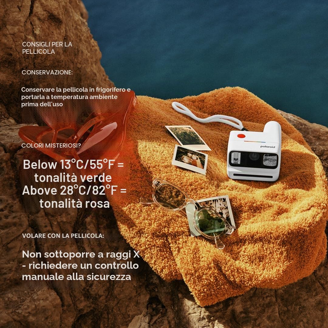 Polaroid Go Instant Film 16 Foto, Compatibile con Fotocamera Polaroid Go