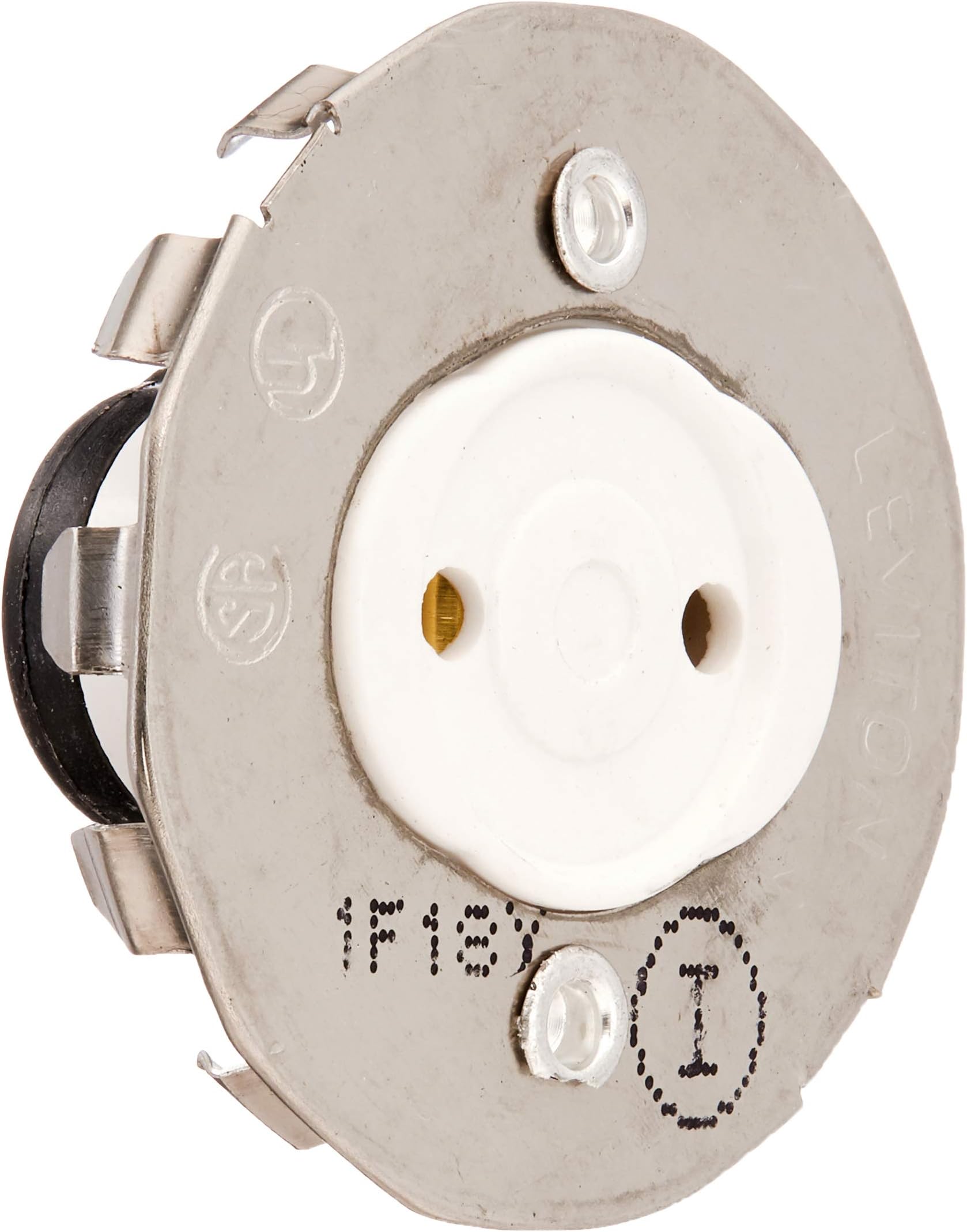 13519.0 Standard Fluorscent Lampholder - Medium Base - Bi-Pin - Snap-In - Stationary - Quickwire 18AWG