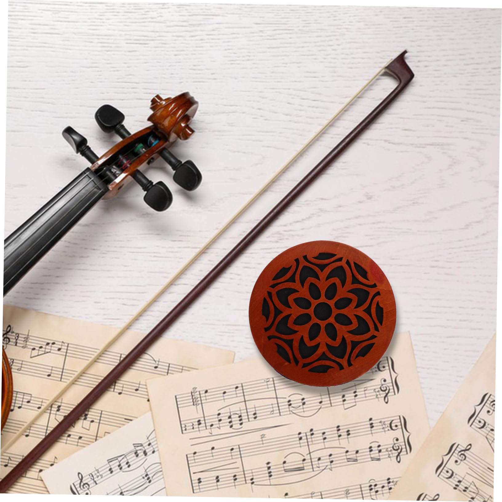 Tambor Oceánico de Mano de Madera 8 Pulgadas para Música Meditativa | Sonido Relajante del Agua, Instrumento de Percusión Étnica Portátil, Estilo Tradicional