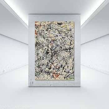 Amazon.co.jp: Jackson Pollockジャクソンポロック偉大な画家名作《No