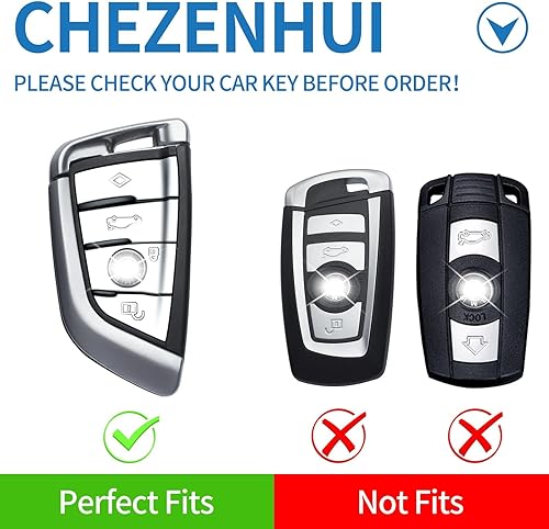 Miniatura 2 de Compatible con funda para llavero BMW con cordón de cuero, funda protectora para llave de automóvil BMW X1 X2 X3 X5 X6 X7 y Series 1 2 3 4 5 6 7 8