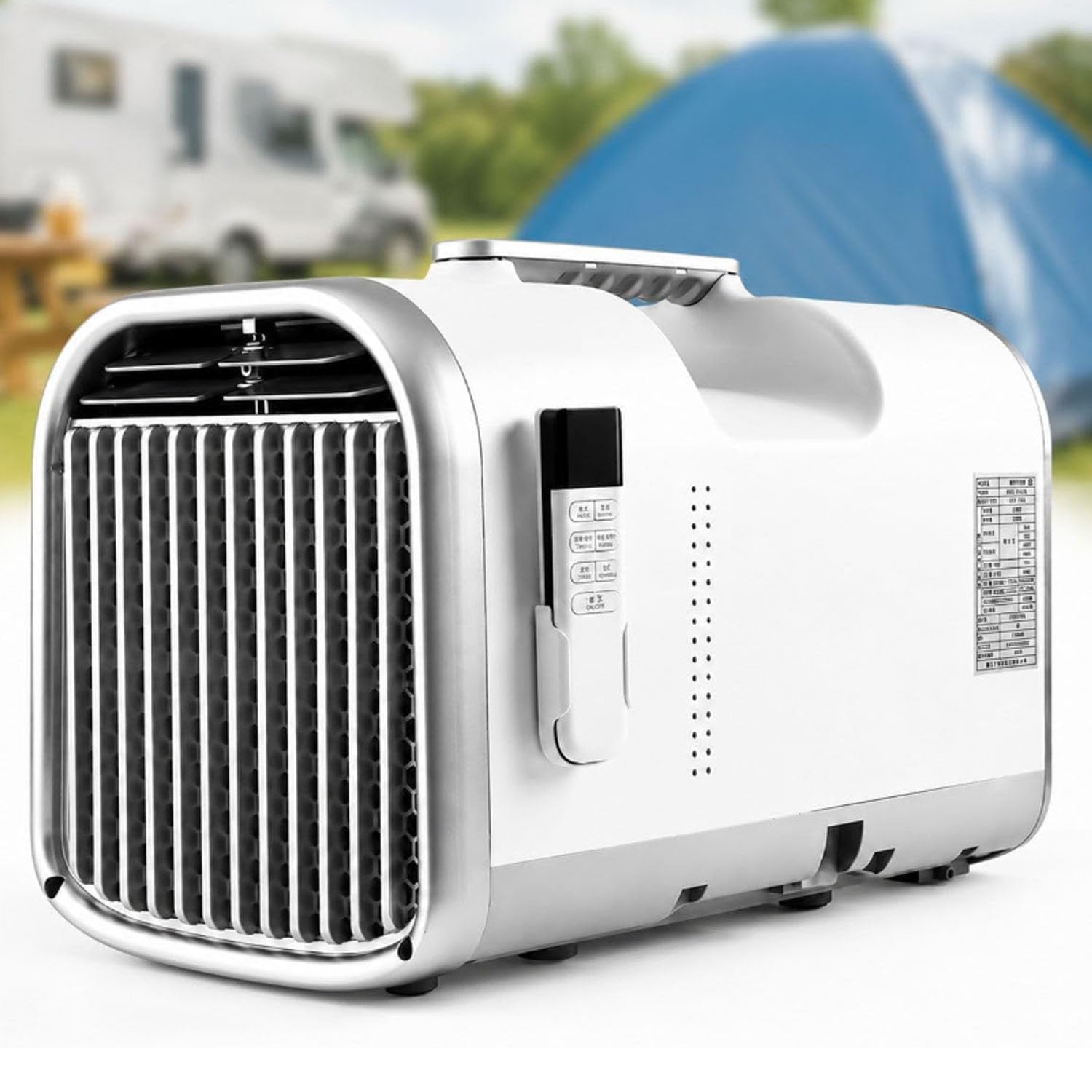 Portable Camping Air Conditioner,5100 BTU 12H Timer Tent AC with Remote Control,400W Low Power Consumption Portable Air Conditioner for Small Room(V1-PRO)