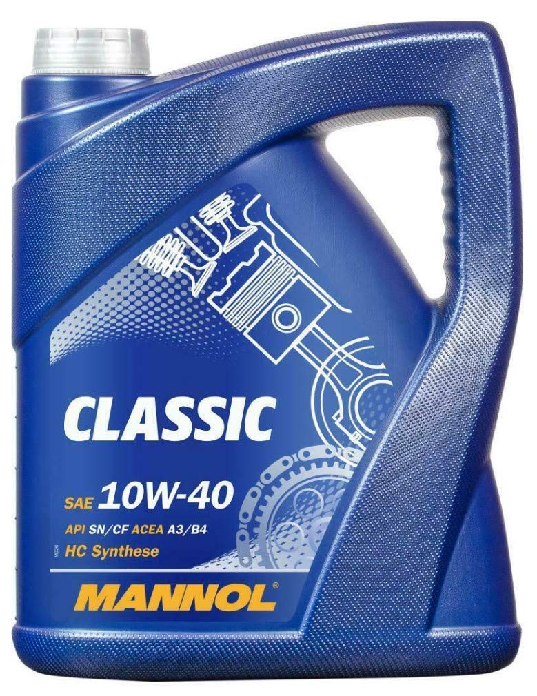 MANNOLClassic 10W40 A3/B4 Semi Synthetic Engine Oil, 502.00 505.00 229.1, 5 Litres