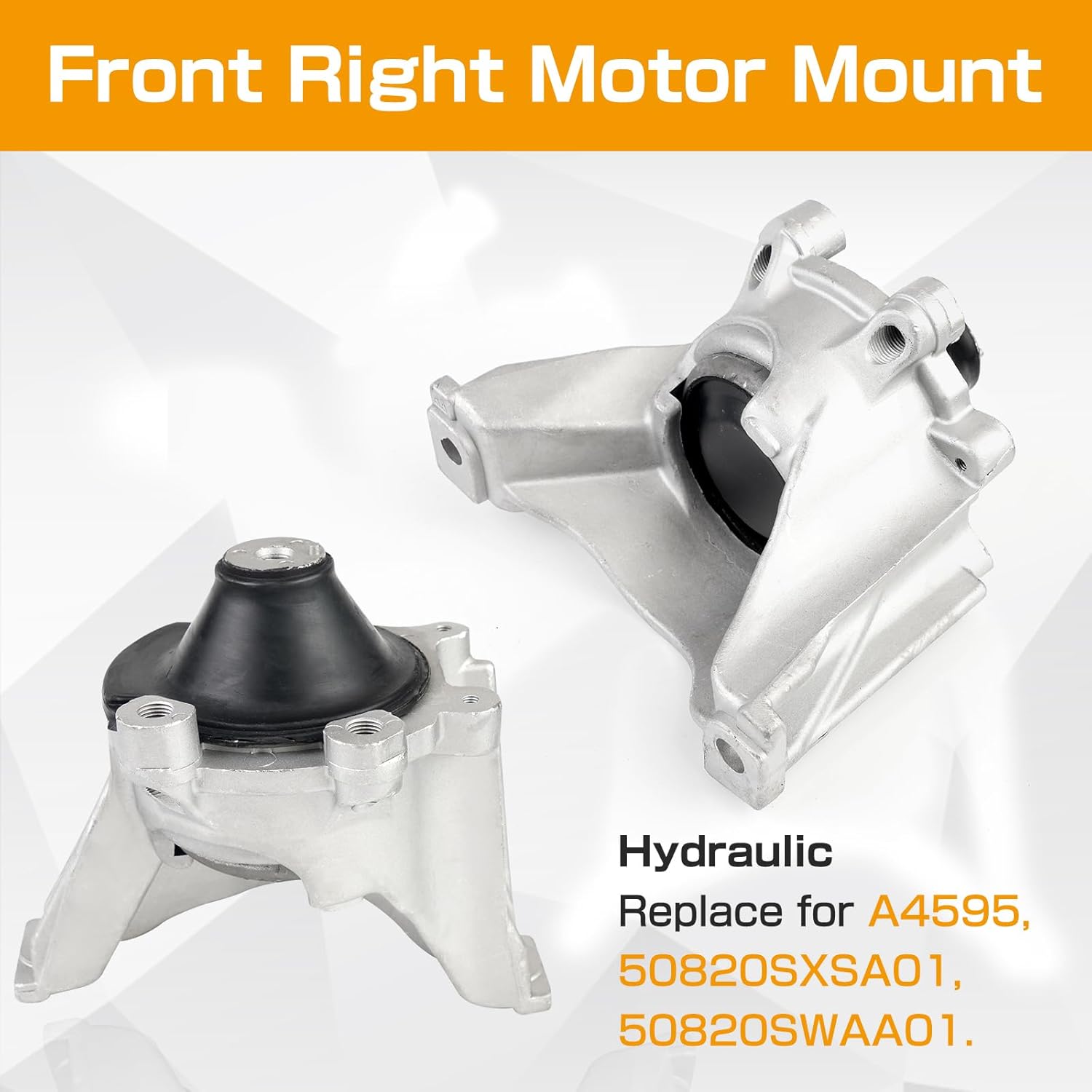 Engine Motor & Trans Mount Kit Compatible with Honda CR-V CRV 2007-2011 2.4L L4 Auto Transmission Replace for A4535 A4536 A4595 A4598 A65010 Torque Strut Rod & Differential Mount