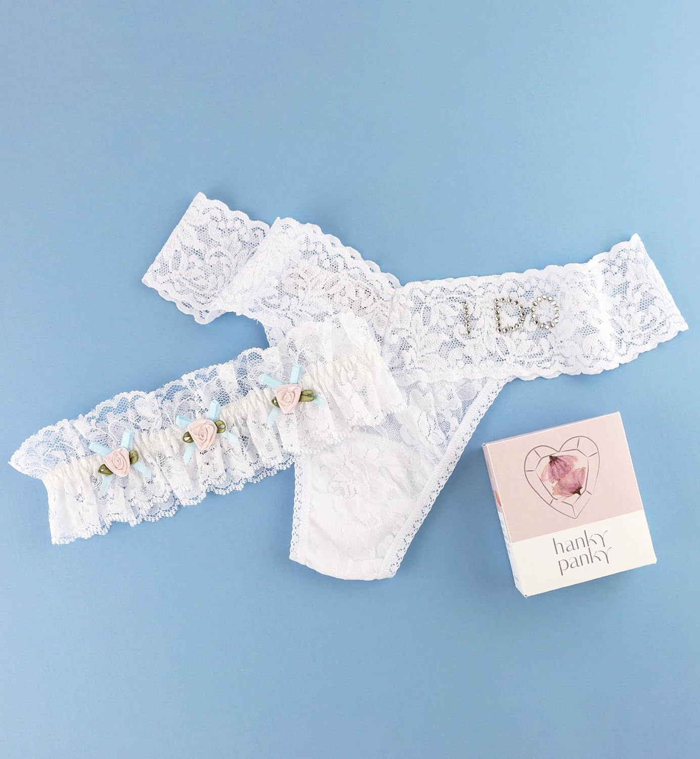 hanky panky, I Do Low Rise Thong and Leg Garter Box Set