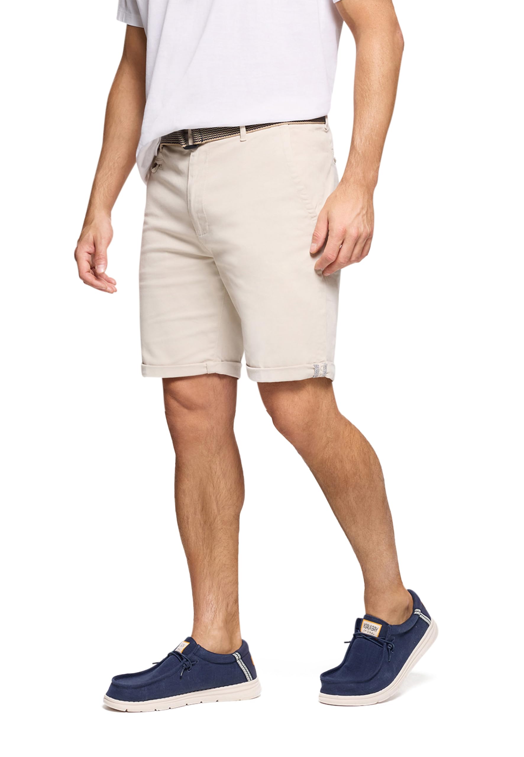 KOALA BAY | Esteban II | Bermuda Hombre Chino Verano Casual | Pantalón Corto Bolsillos Algodón Ligero | Short Hombre Cómodo Fresco Diario
