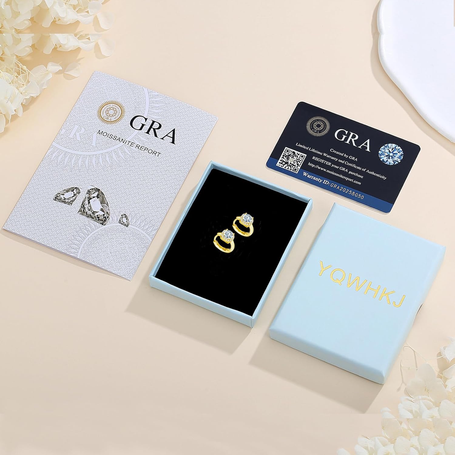 925 Sterling Silver Moissanite Hoop Earrings for Women, 1-2CT D Color VVS1 Moissanite Hoop Earrings, Perfect Jewelry Gifts - Image 5