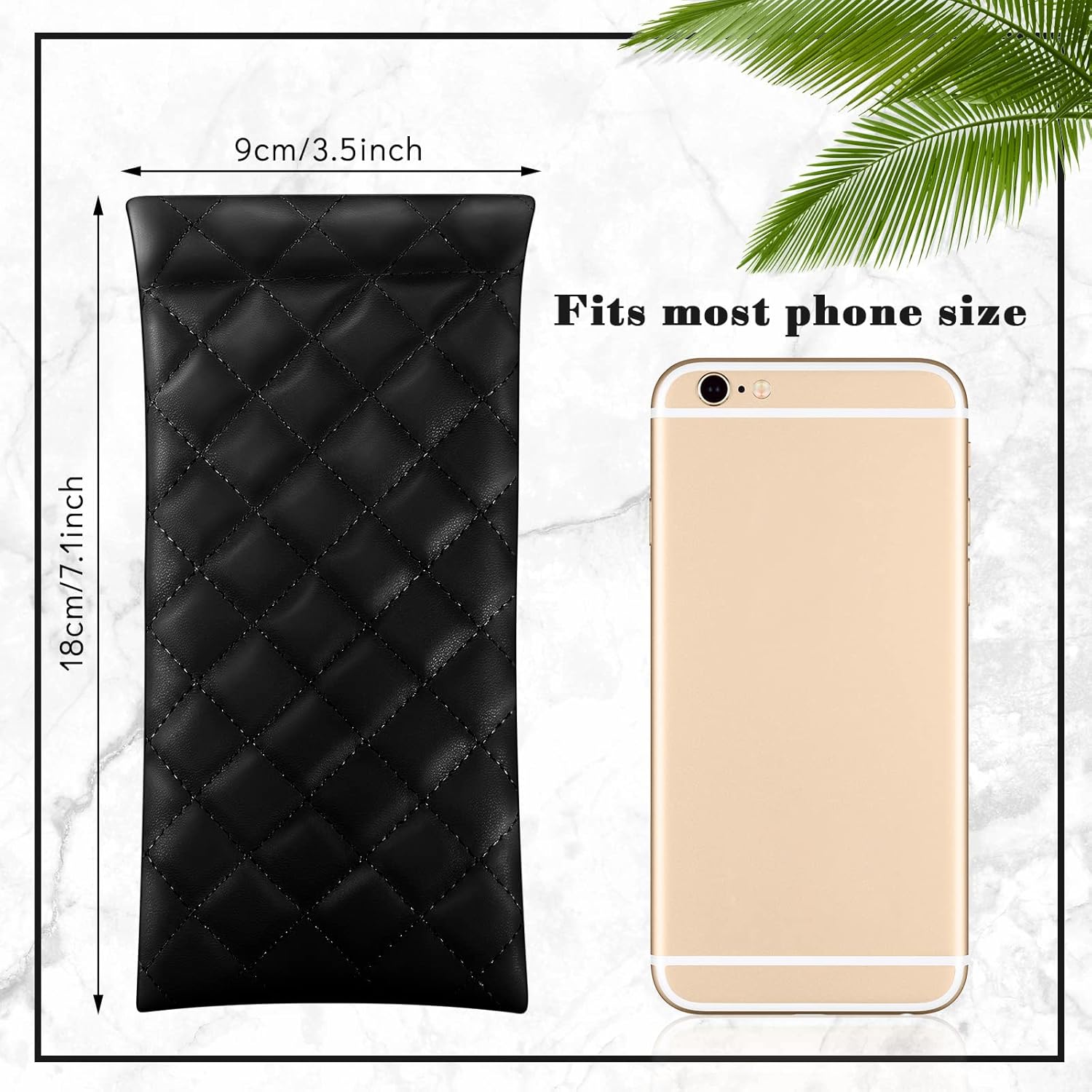 3 Pcs Soft Eyeglasses Case Bulk Sunglasses Pouch Women Sunglass Organizer Squeeze PU Leather Portable Glasses Case Sunglass Sleeve (Black) at  Women’s Clothing store