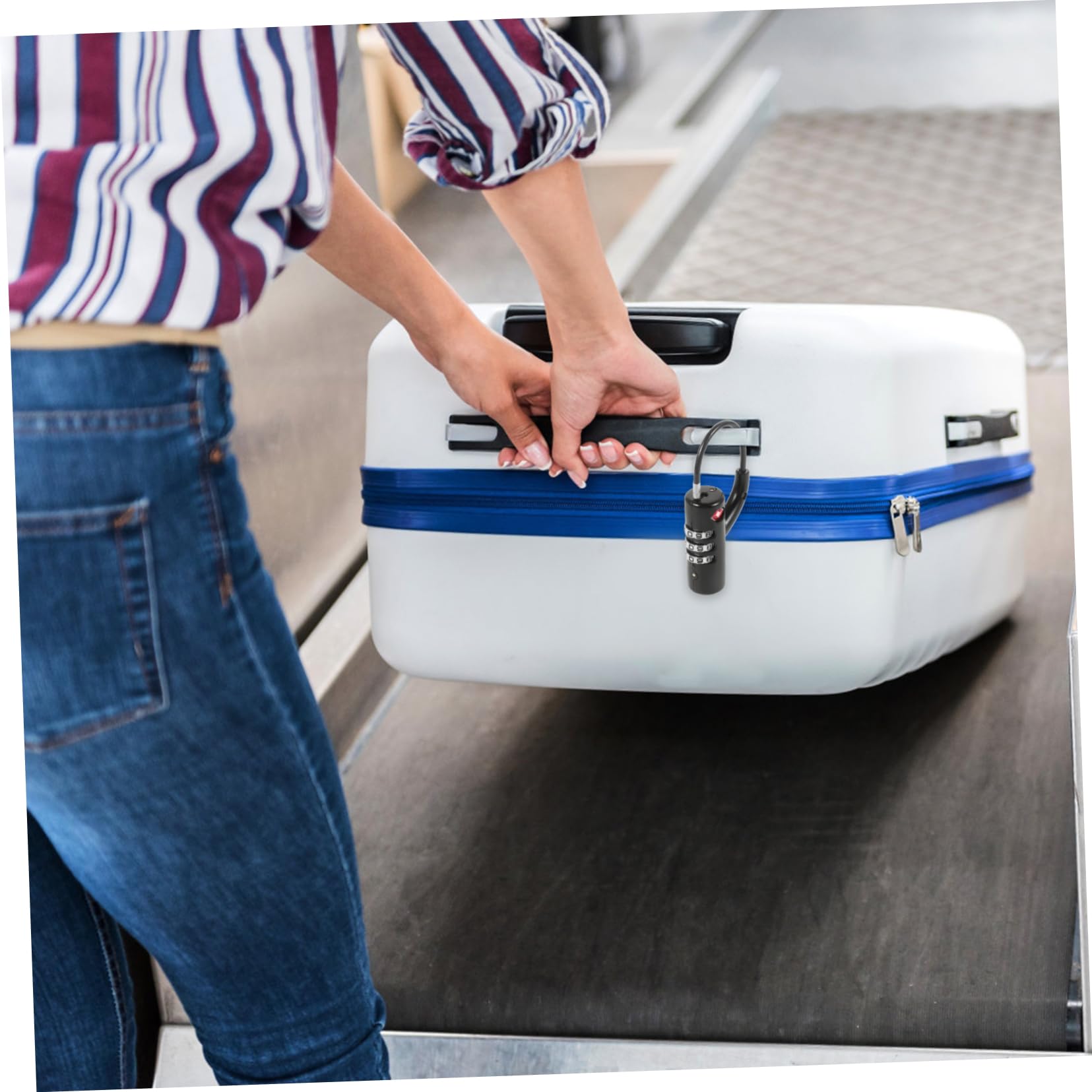 ULTECHNOVO 3piezas Candado De Combinación Para Equipaje Tsa Seguridad Maletas y Mochilas y Fácil De Usar y Portátil