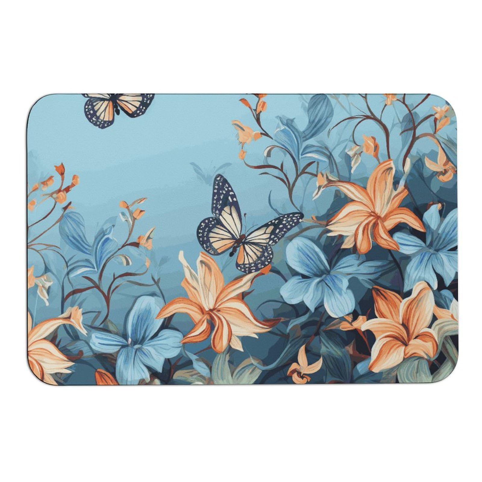 Tapis de bain antidérapant super absorbant 60 x 40 cm intérieur extérieur