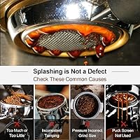 Vista 6 de Cesta de filtro no presurizada de 2.008 in, tamiz de doble taza para portafiltro de 2.008 in, capacidad de polvo de 0.56 oz - Diámetro de agujeros