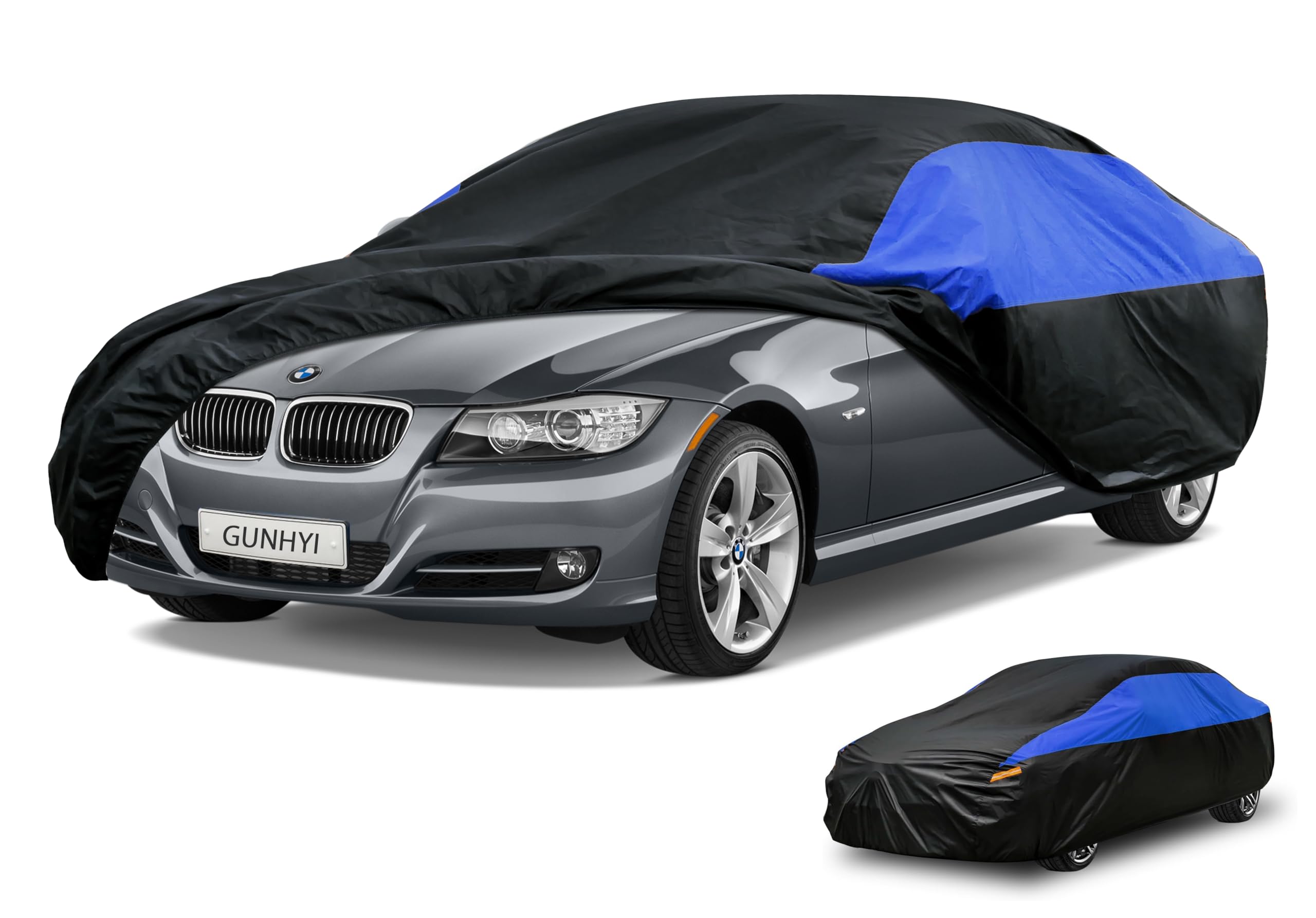 GUNHYI Car Cover Custom Fit 3 Series 325i 328i 330i 335i 320i 340i 318i 323i (2016-2026) Waterproof All Weather, Lightweight Full Car Cover Outdoor Sun UV Rain Dust Snow Wind Protection.