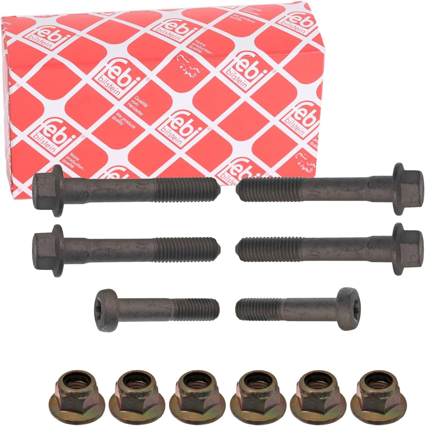 febi bilstein 24387 Screw Kit for control arm, pack of one