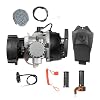 49CC 2 Stroke Engine Kit, 1.9KW7000RPM Air-Cooled Mini Motor 3HP Pocket Bike Motor with CVT Gearbox & Electronic Ignition, for Pocket Bike, Mini Dirt Bike, ATV, Scooter 1.2L Fuel Tank
