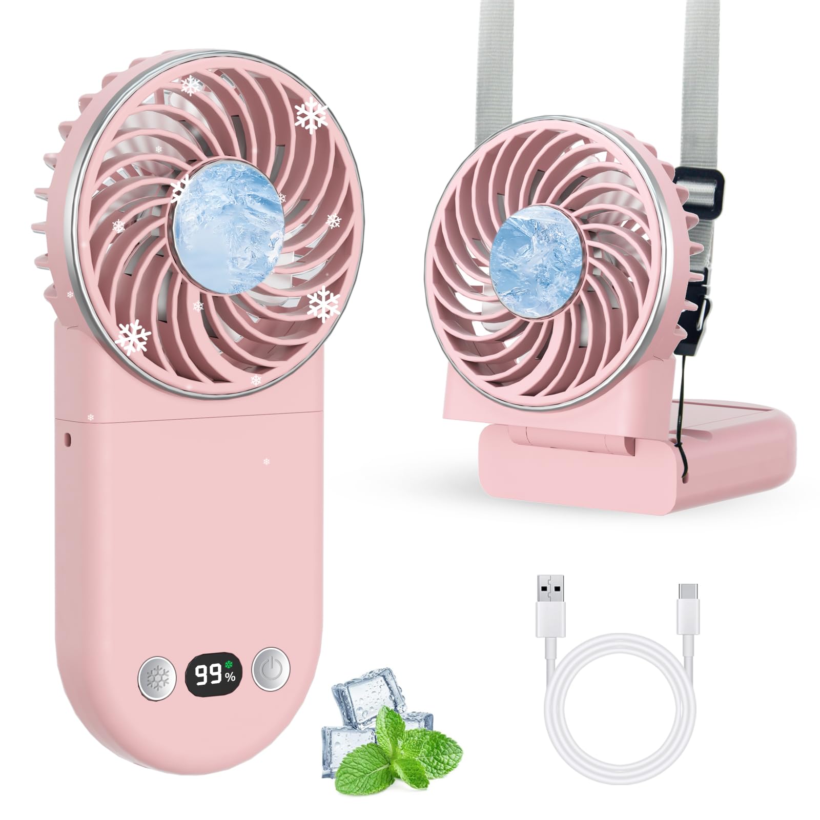 ハンディファン 携帯扇風機 ハンディー扇風機 節電対策 扇風機 暑さ対策 ブルー 楽天市場】コンパクト扇風機 持ち運び USB充電式 ハンディー