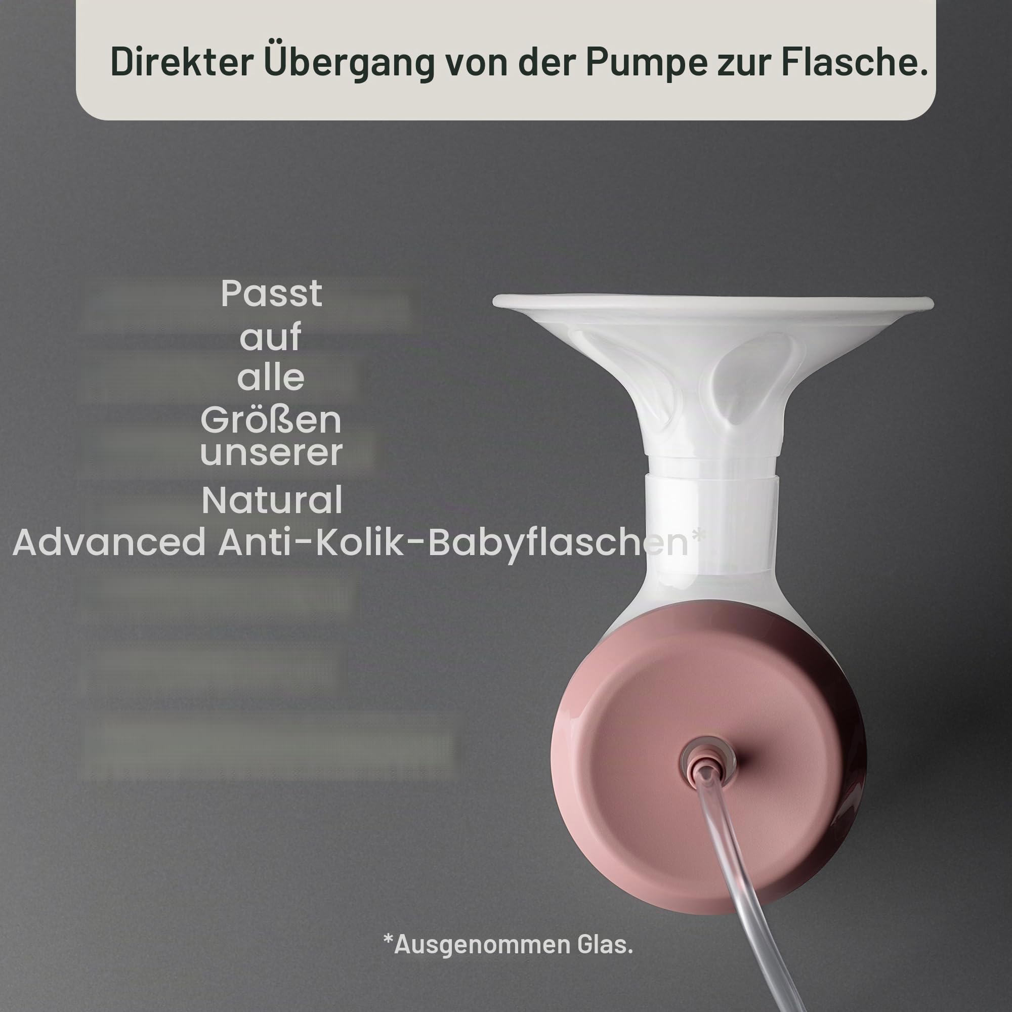 Tommee Tippee Made for Me Elektrische Einzel-Milchpumpe, Starke Saugkraft, Angenehmer Tragekomfort, wiederaufladbar über USB, leise, tragbar, Express-Modi, samt Babyflaschen