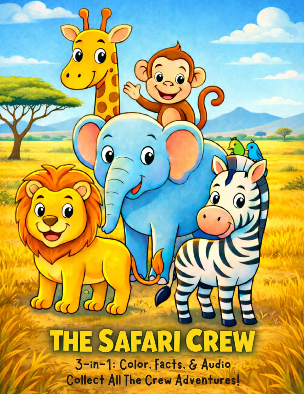 The Safari Crew 3-in-1: Color, Facts & Audio (StoryHeld Creations Crew Series 3-in-1: Color, Facts, & Audio)