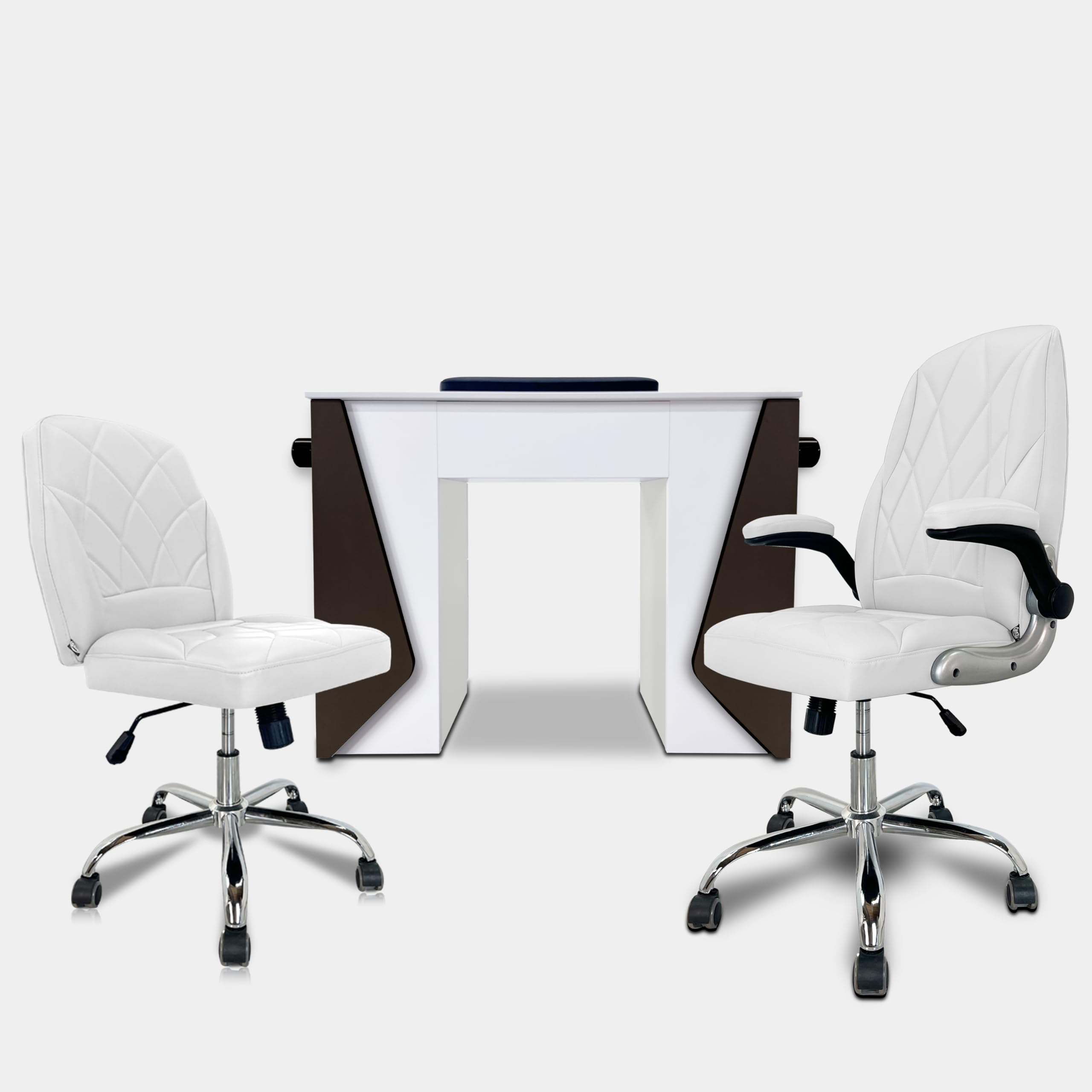 Amazon.com: Nail Table and Chair Set – Manicure Station with