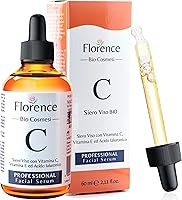 Big 2.11oz. ORGANIC Vitamin C Serum and Hyaluronic Acid for Face, Eye Contour. Vegan Anti-Aging and Anti-Wrinkle Vitamin...