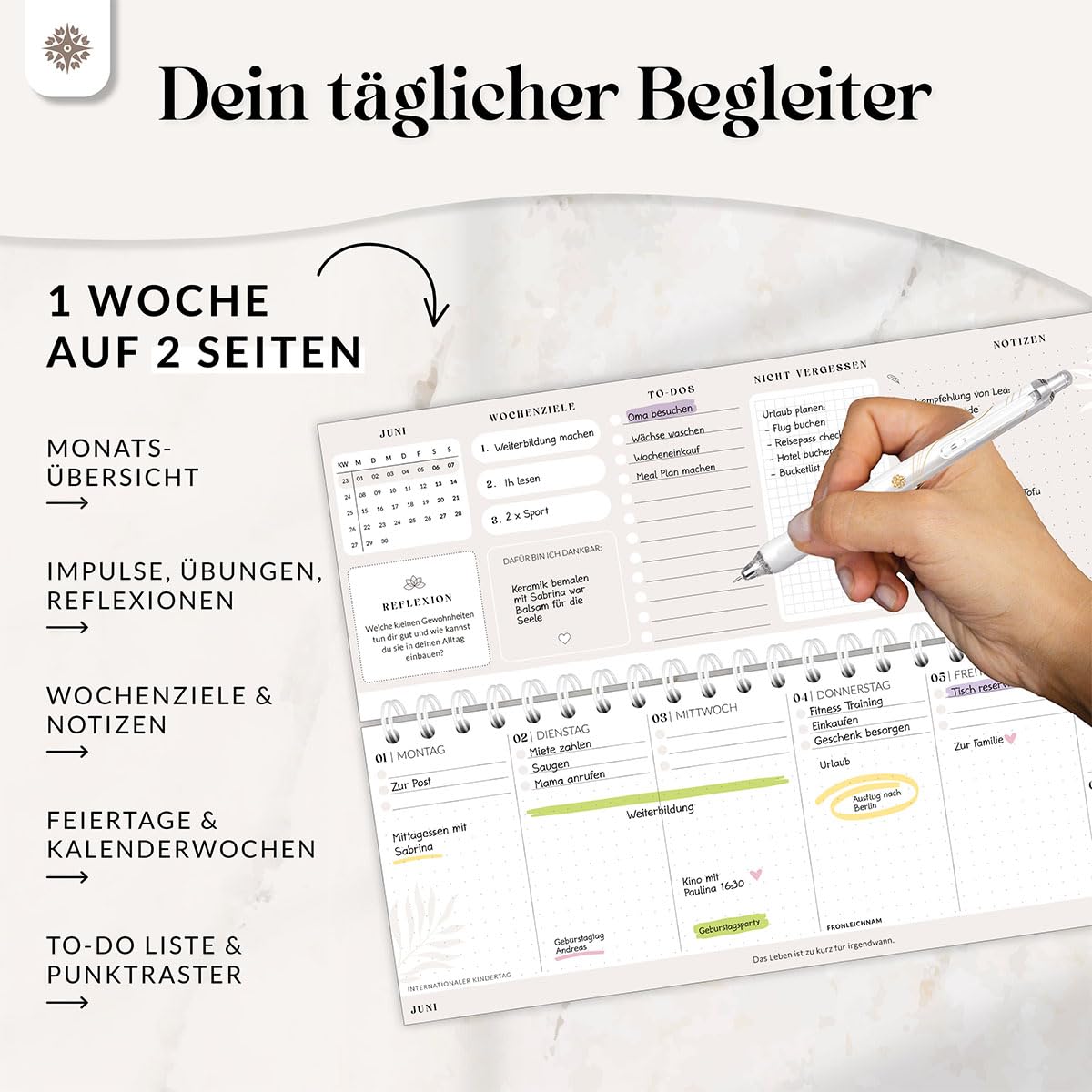 Tischkalender 2026 „Hallo neues Jahr