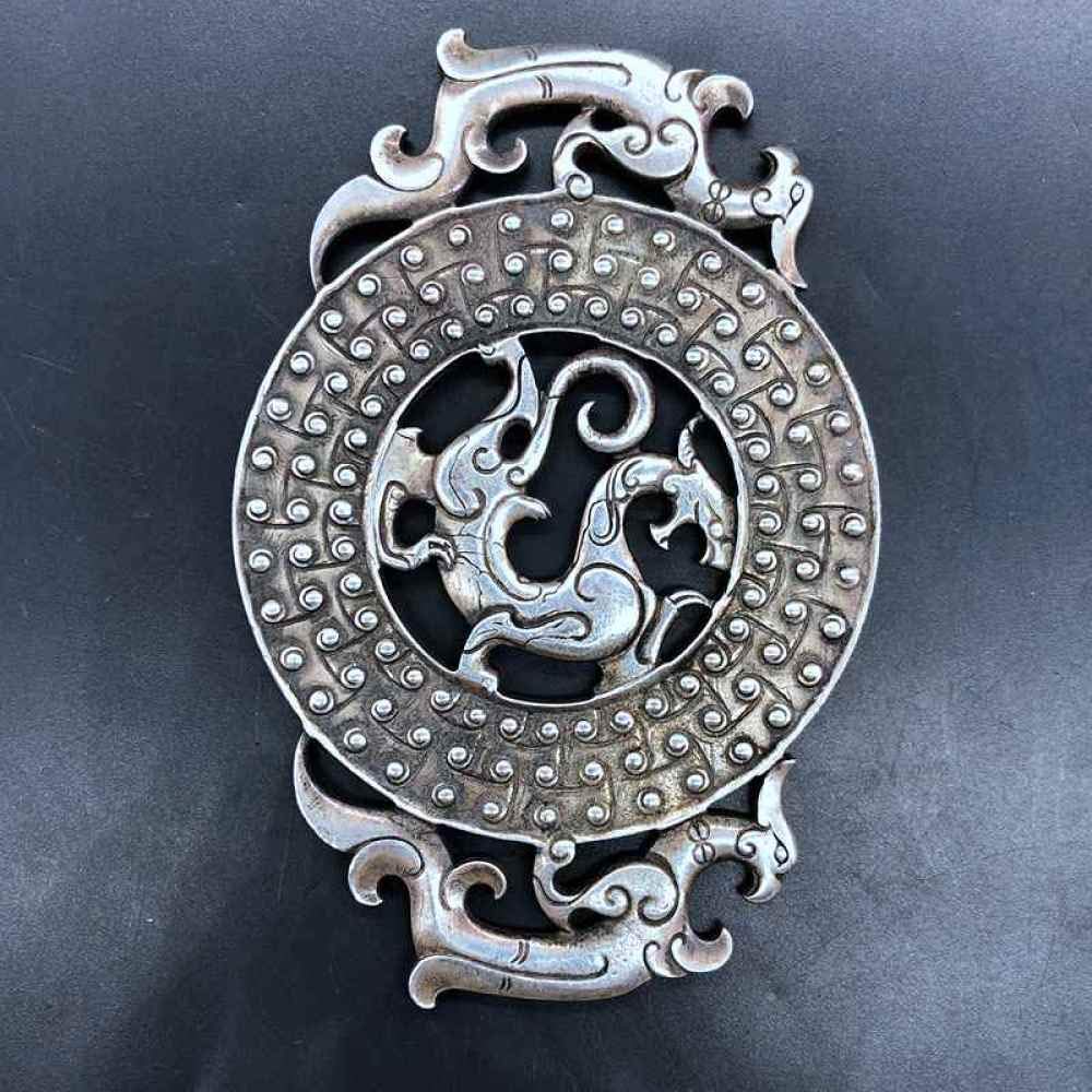 Esculturas Decorativas Coleccionables para El Hogar, De Bronce con Diseño De Uña De Leche, De Dragón Y Bronce Blanco, Adornos Antiguos De Dragón Y Fénix, De Dragón Y Fénix De Cobre Puro.