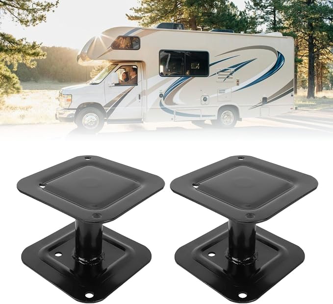 Soporte ajustable para piso, pack de 2, acero resistente miniatura 2