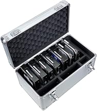 Hard Drive Case, 10-Bay Protection HDD Storage Box Suitcase, fit for 3.5" HDD