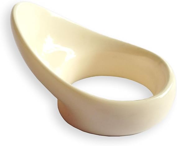 Vermil Archery Thumb Ring - Classic Ivory - Protective Gear for Thumb Draw in Traditional Archery