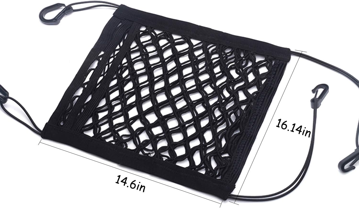 STARROAD-TIM Dog Car Barrier 3-Layer Pet Car Mesh Fence Retractable Storage Bag Multifunctional car Dog guardrail Used for SUV Car Truck : Pet Supplies