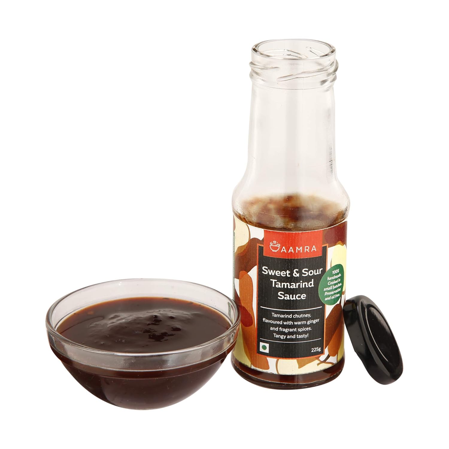 Aamra Homemade Sweet & Sour Tamarind Sauce (Imli Chutney), No Preservatives, OilFree, Healthy