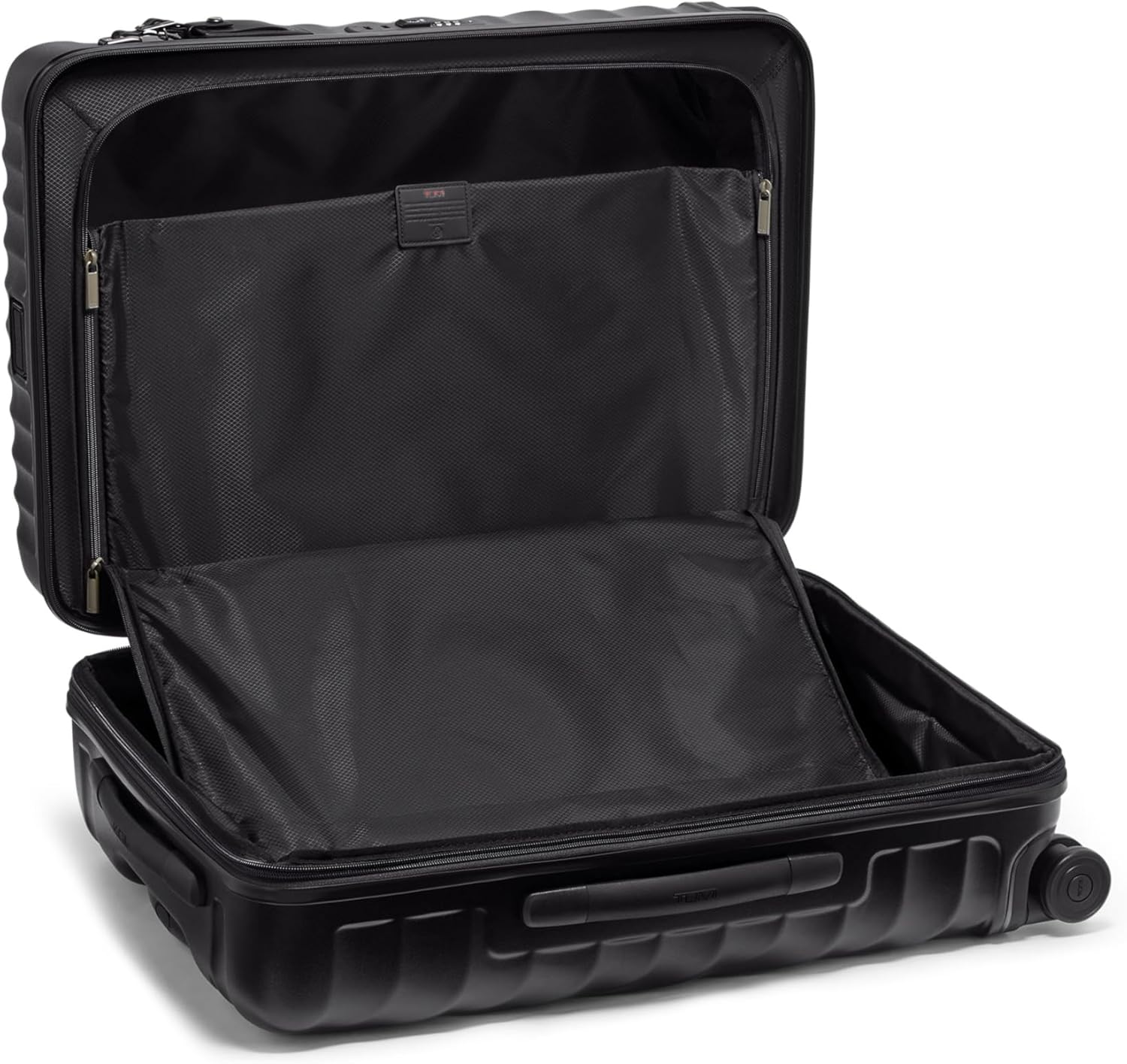 Tumi Suitcase Official Authentic 19 Degree Short Trip Expandable 4 Wheel Packing Case, Black, 26