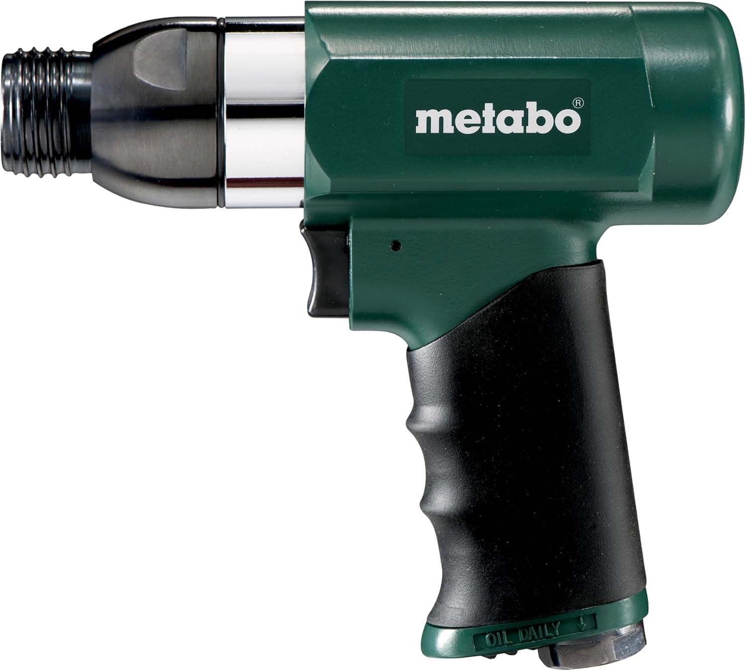 metabo DMH 30 Compressed Air Chisel Hammer Set - 3000 Strokes/min, Hex Shank 10 mm Tool Holder - Powerful & Handy for Precise Work, Ideal for Construction, Workshop & Refurbishment - Includes Case