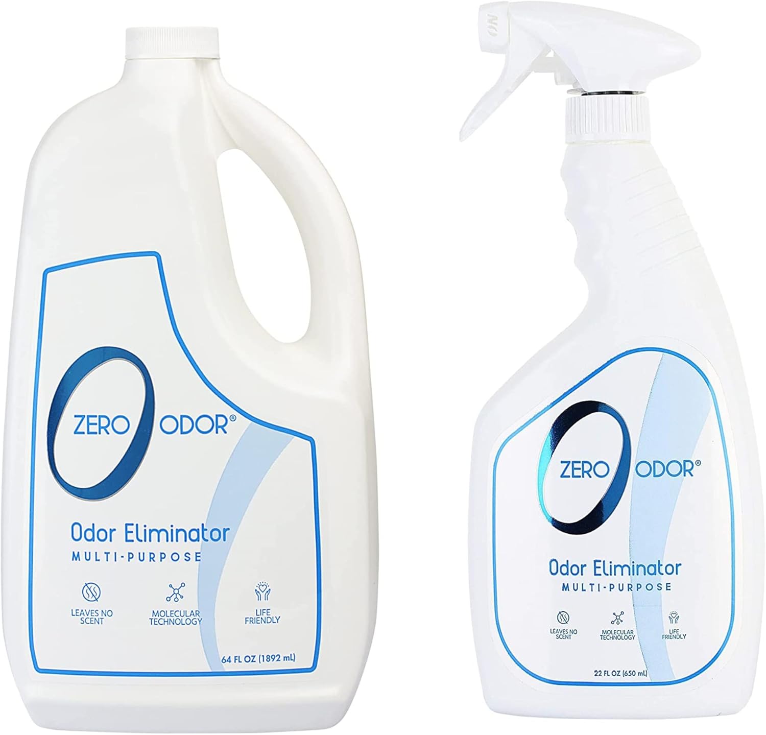 Amazon.com: Zero Odor Multi-Purpose Air & Surface Odor Eliminator 22oz - Patented Technology ...