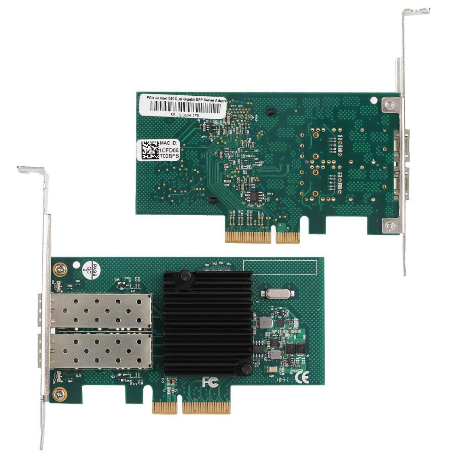 Buy Gigabit Network LAN Ports Fiber Server Adapter Card