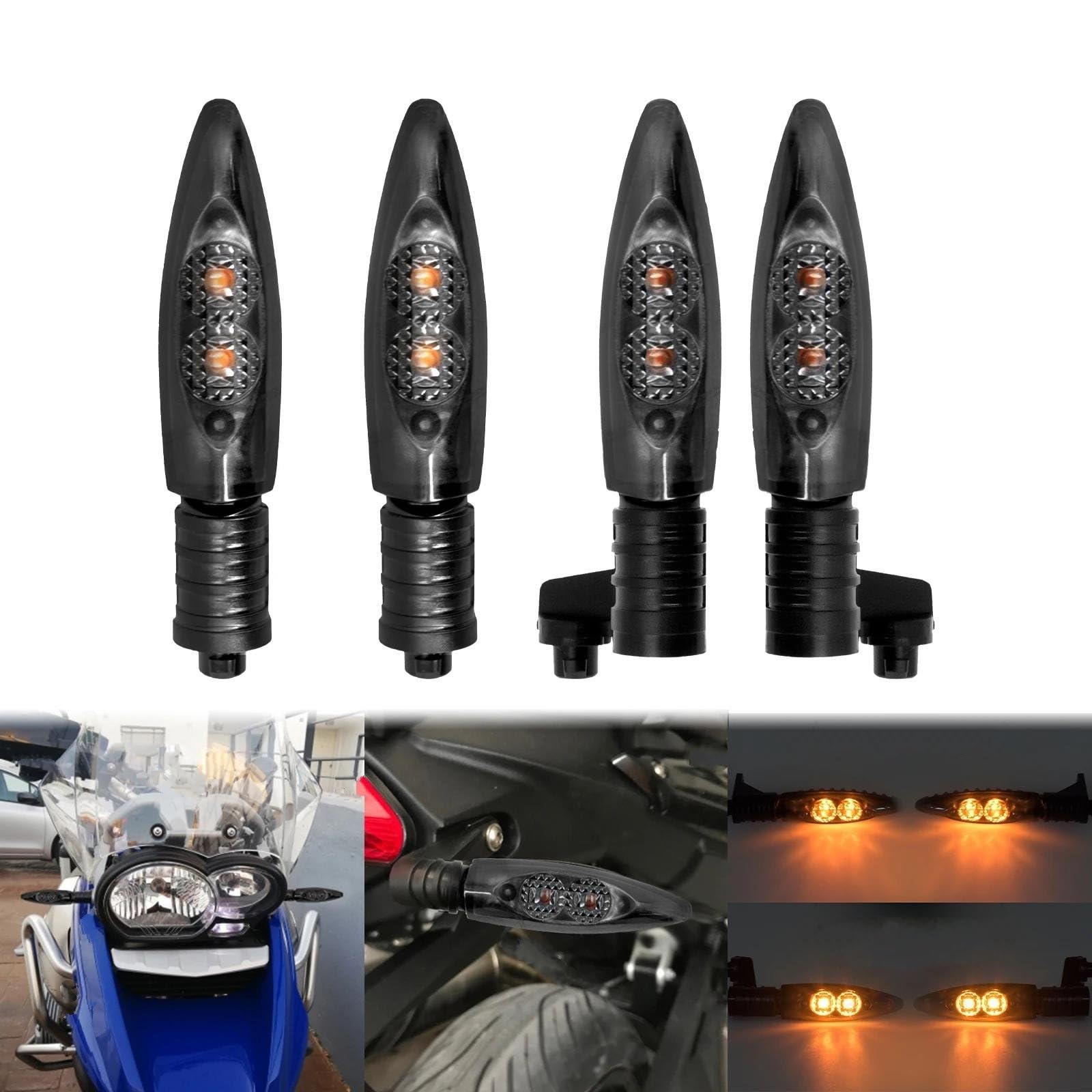 Indicatori Luce Indicatori Di Direzione A LED Anteriori E Posteriori Per Moto Per BMW HP4 S1000RR S1000XR R1200GS R1200R R1200RS Svolta Ricambi Indicatore Direzione Frecce Moto