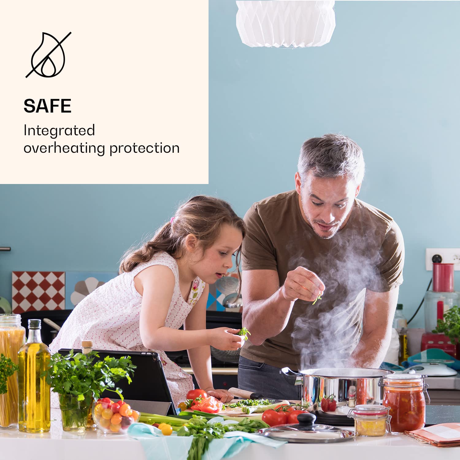 Klarstein Ceramic Hob, 6500W Electric Hob Ceramic Cooker, 4 Ring Electric Pan Hob Built In Table Top Cookers W 4 Hobs Modern Ceramic Heater Cooktops Electric Hot Plates For Cooking 73666712 - View #9