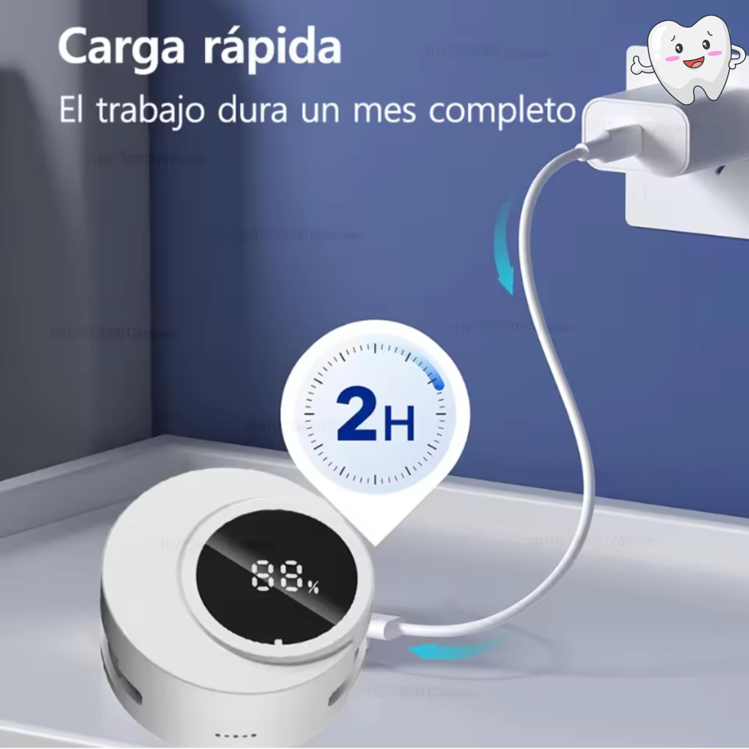 SENSODYNT Esterilizador Cepillo Cientes, Higienizador Cepillo Dientes con Tecnología Doble UV - Desinfectante Cepillo Dientes + Soporte Cepillo de Dientes sin Taladrar