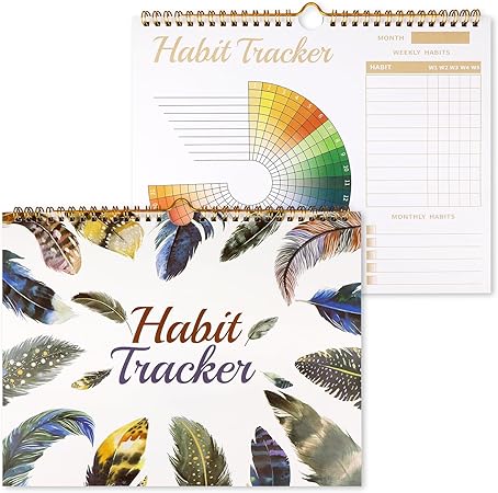 Amazon.com : Habit Tracker Wall Calendar - Fitness Journal - Life ...