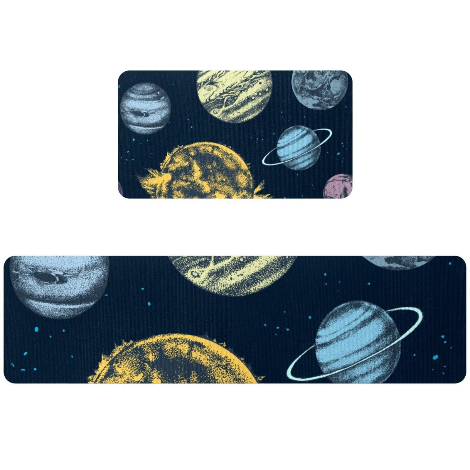 Tapis de cuisine système solaire absorbants contre les taches et glissades