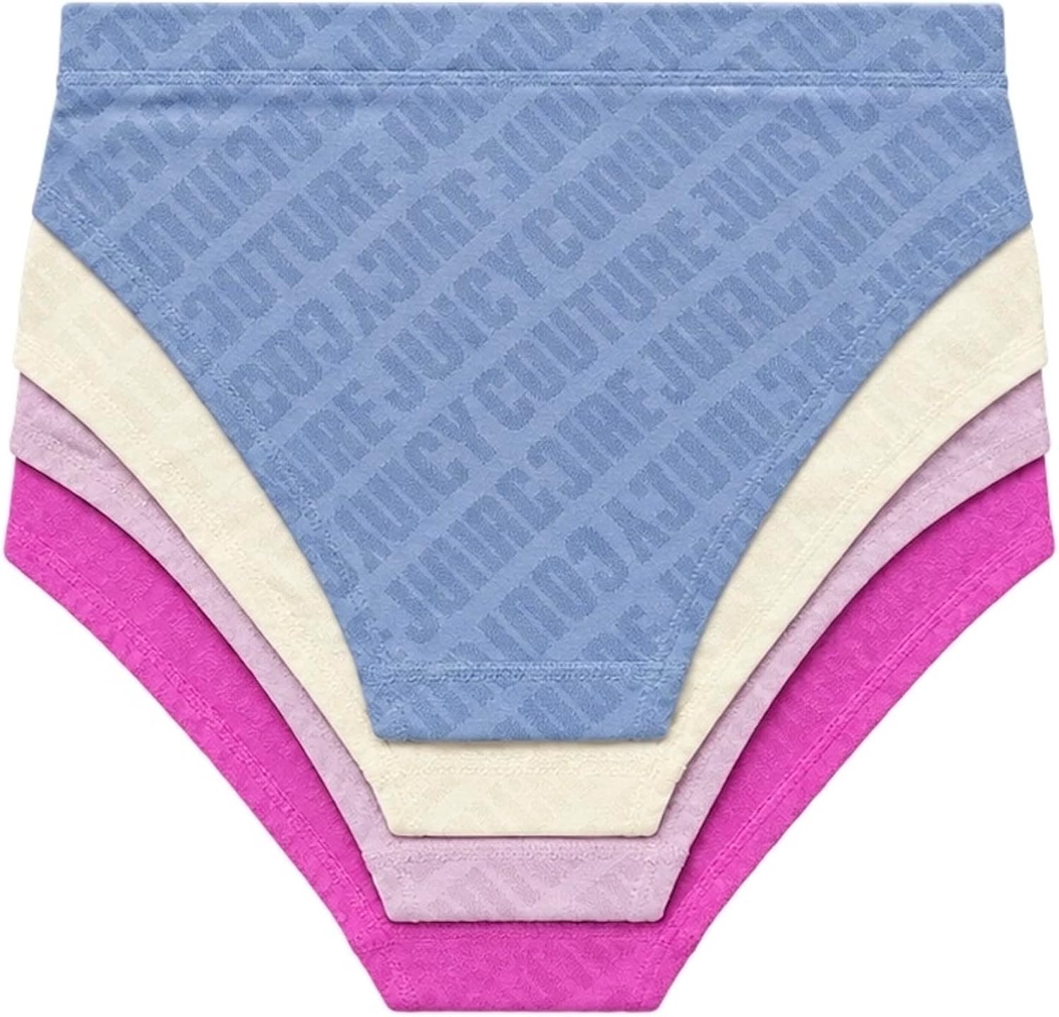 Juicy Couture Girls' Briefs Underwear 4 Pack