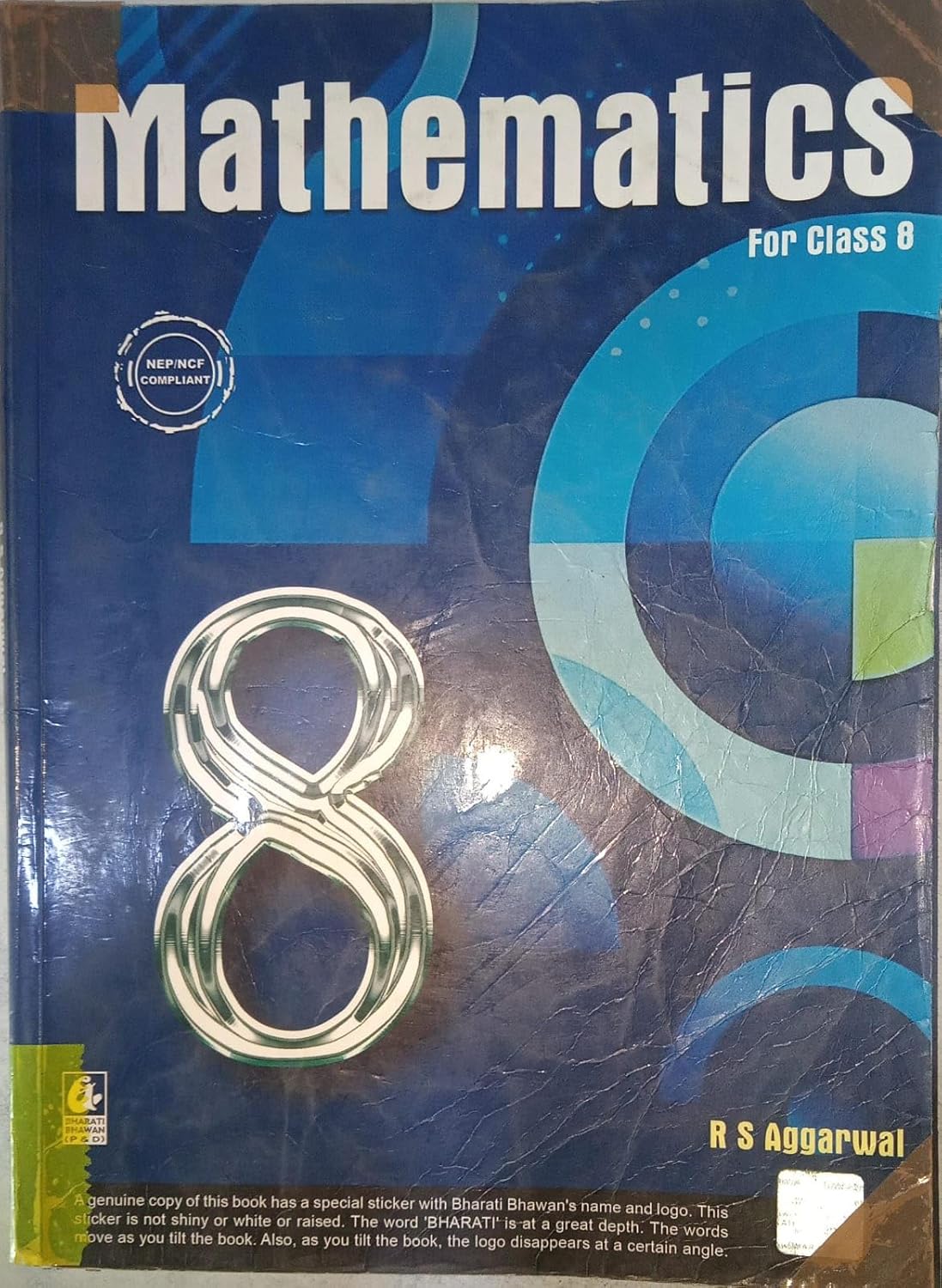 Buy Mathematics For Class 8 By RS Aggarwal (Second Hand & Used Book) (S ...