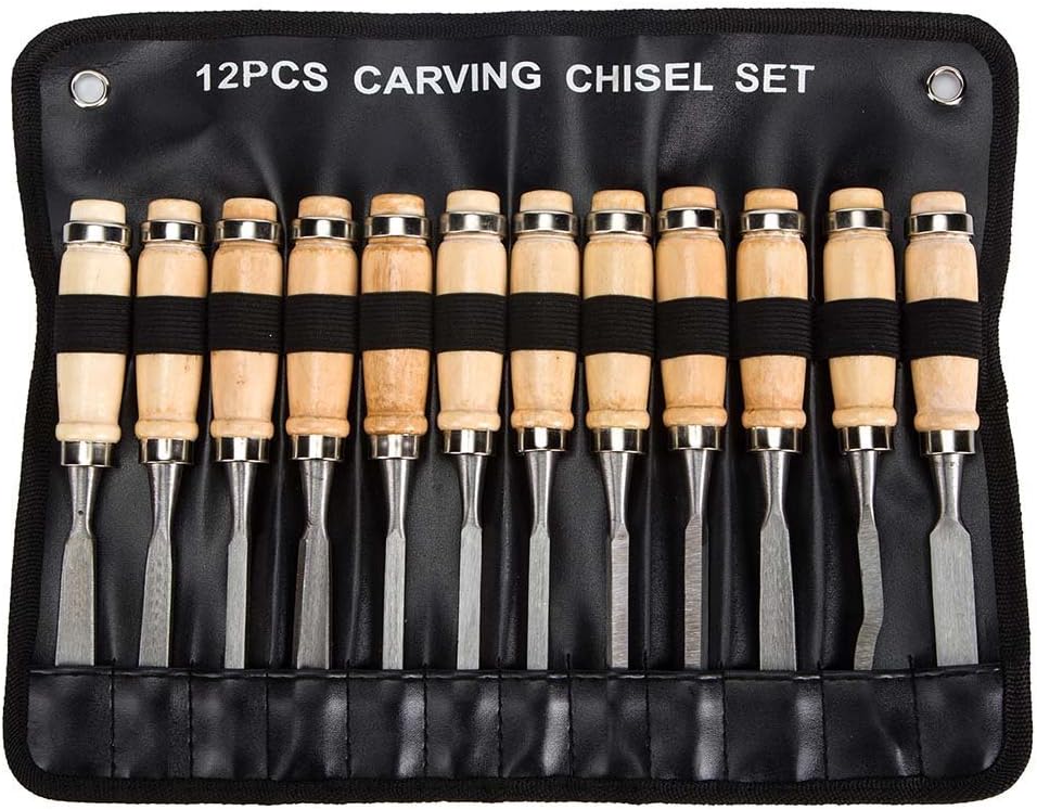 Set di scalpelli per legno da 4 pezzi Scalpelli per intaglio del legno