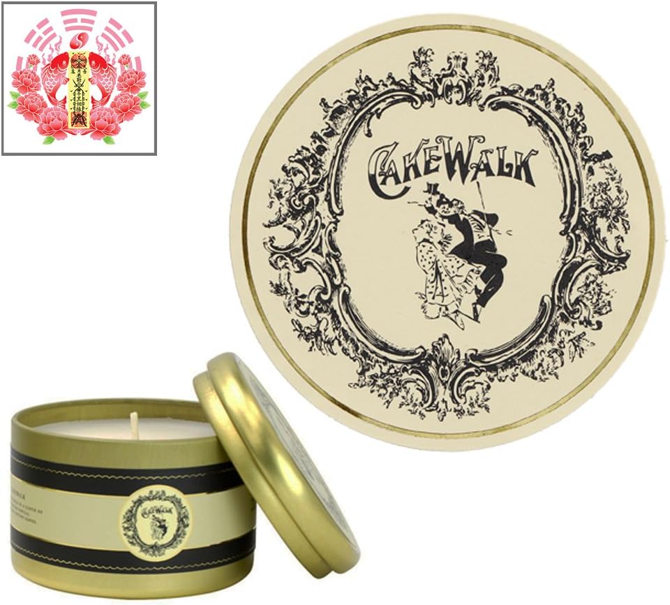 Cake Walk Candle by Modern Alchemy DL & Co & Original Artwork Chinese Love Spell Card Gift Set