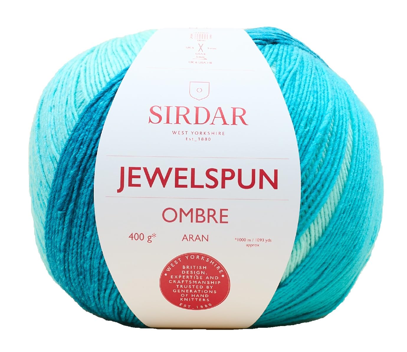 Sirdar, Jewelspun Ombre - Ocean Blue, 400g