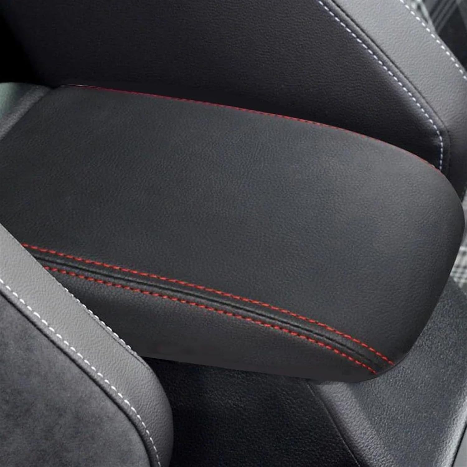 Armrest Box Protection Cover Compatible with Golf 7 MK7 2012-2019(Titanium line)