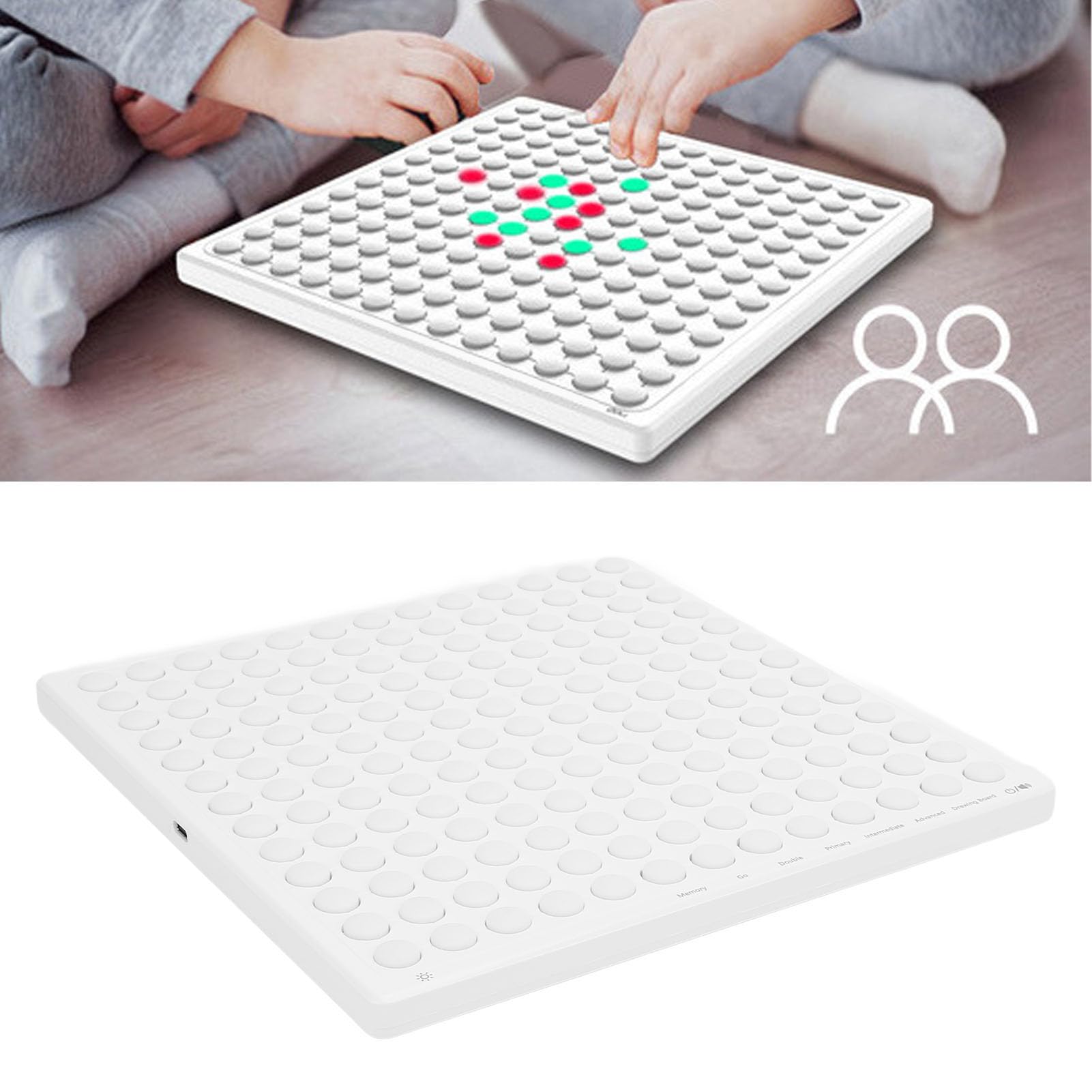 Giochi di Scacchiera Intelligenti, Gioco da Tavolo Elettronico Intelligente AI per Viaggi, Feste, Serate in Famiglia, Educativo Riduci la Noia, Luce Soffusa, Batteria da 900 MAh,